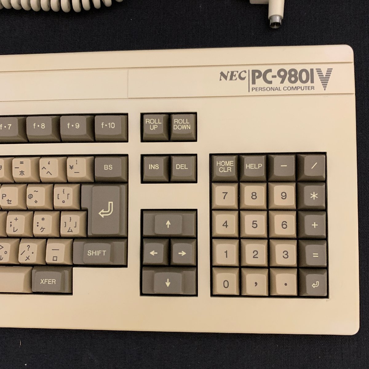 L139　NEC　PC-9800用キーボード　通電確認　PC-98　洗浄、清掃済_画像3