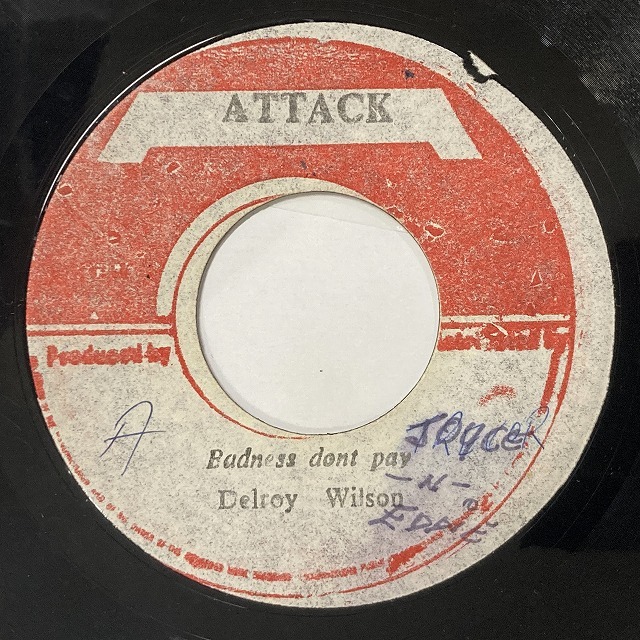 DELROY WILSON / BADNESS DON'T PAY (7インチシングル)_画像1