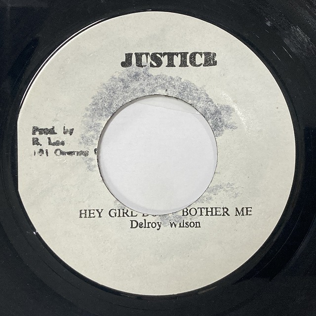 DELROY WILSON / HEY GIRL DON'T BOTHER ME (7インチシングル)_画像1