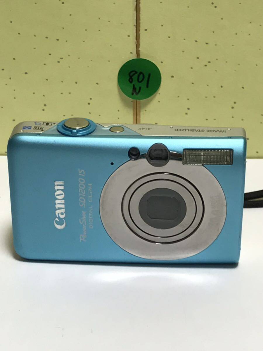 Canon キャノン PowerShot SD1200 IS コンパクトデジタルカメラ 動作確認済み_画像1