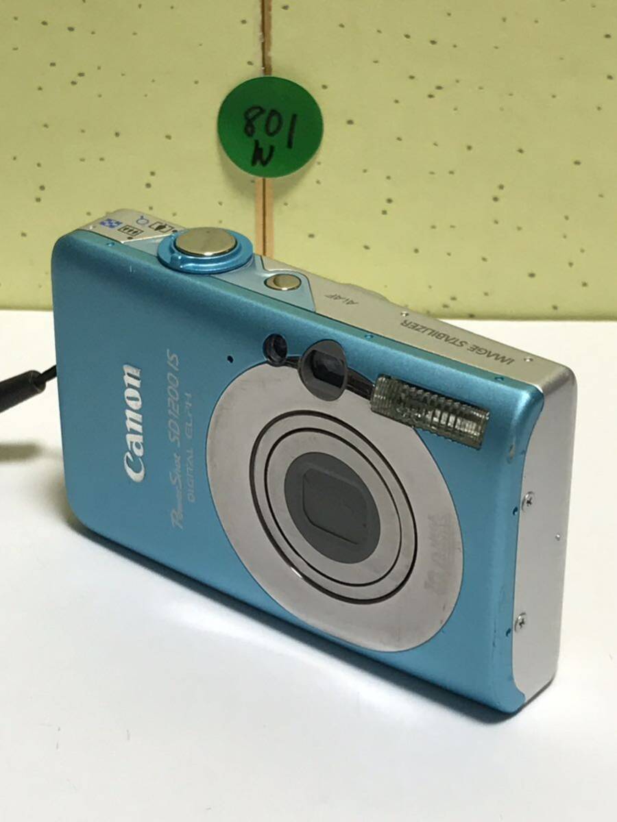 Canon キャノン PowerShot SD1200 IS コンパクトデジタルカメラ 動作確認済み_画像5