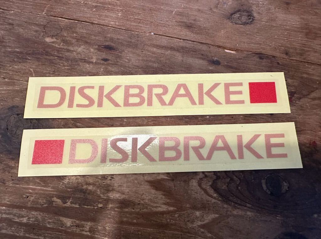 DISKBRAKEデカール ジョグ 3CP チャンプRSなどレストアにご活用下さい 縦型 2スト ジョグスポーツ ジョグ80 ザ昭和デラックスオリジナルの画像1