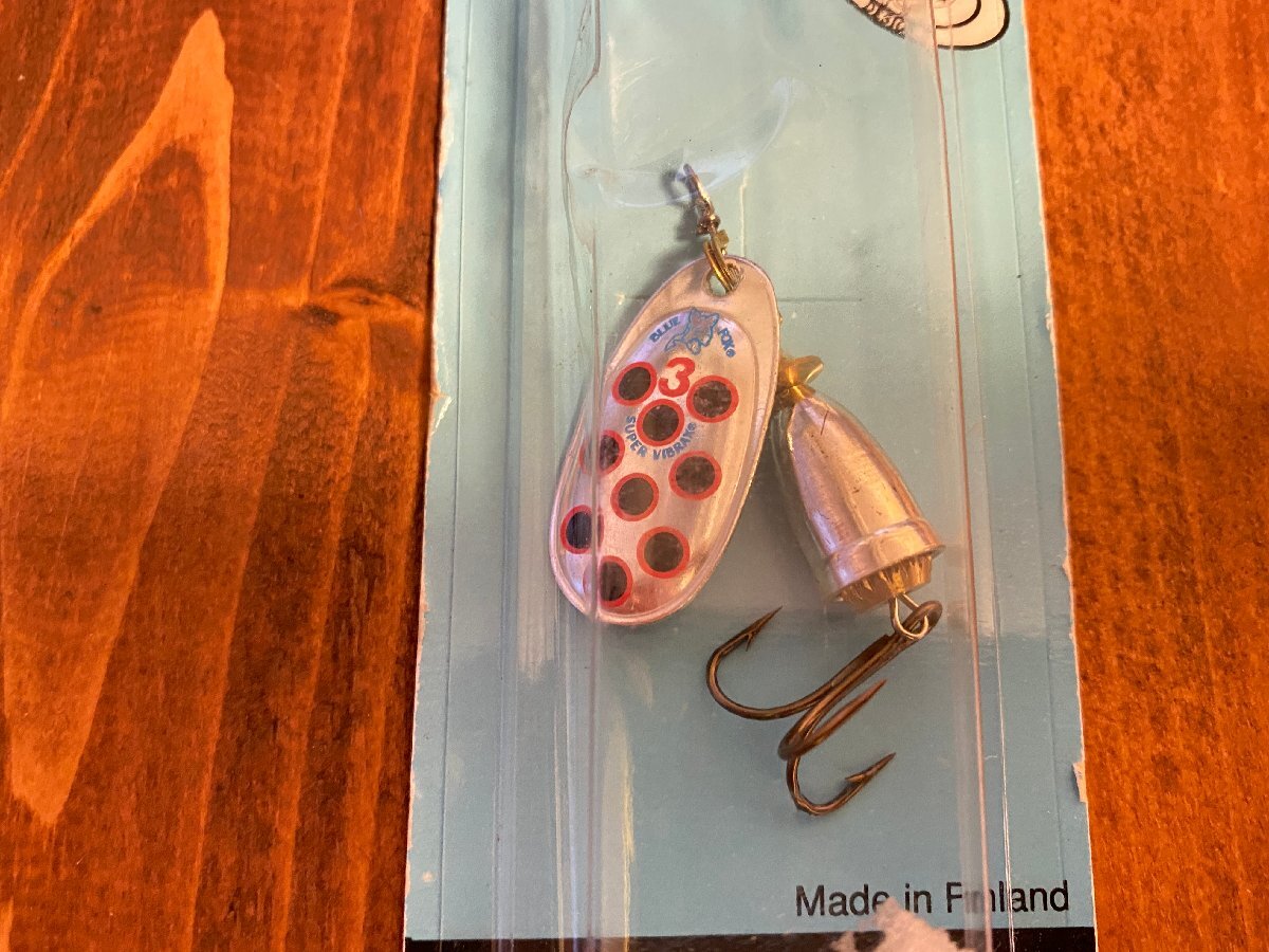 RAPALA Super Vibrax Spinner デッドストック フィンランド製 オールドラパラ スピナー Made in Finland 未開封 トラウト オールドタックル_画像2