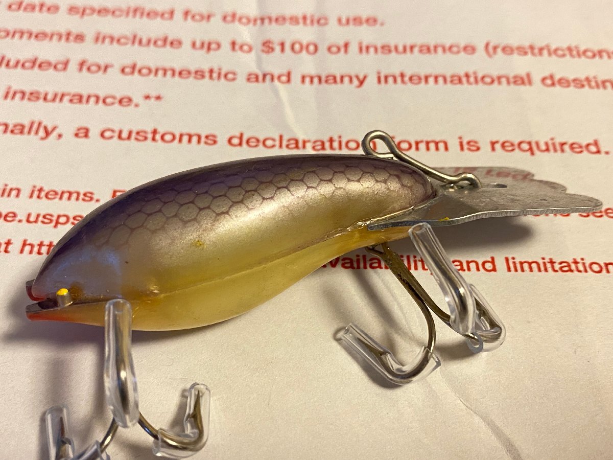 70-80s FredArbogast MUD-BUG 5/8oz 美品 オリジナルサイズ Made in USA アーボガスト マッドバグ オールド オールドタックル ルアー レア_画像3