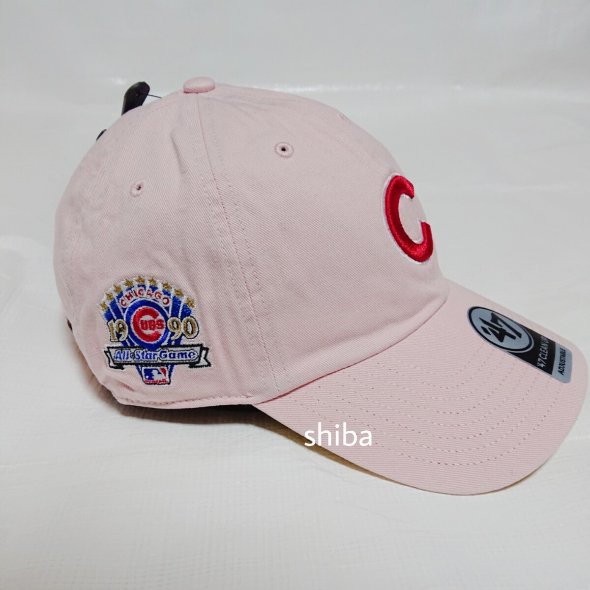 47 Brand フォーティーセブン CHC キャップ 帽子 シカゴ カブス ベビー ピンク レッドユニセックス 男女兼用 野球 MLB_画像3