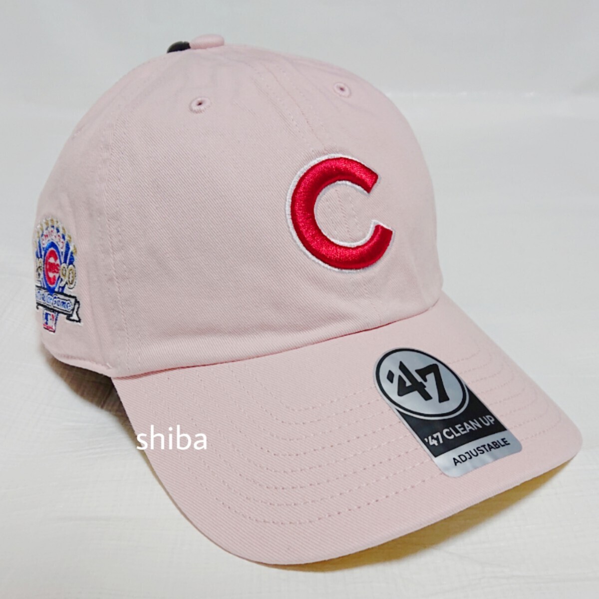 47 Brand フォーティーセブン CHC キャップ 帽子 シカゴ カブス ベビー ピンク レッドユニセックス 男女兼用 野球 MLB_画像1