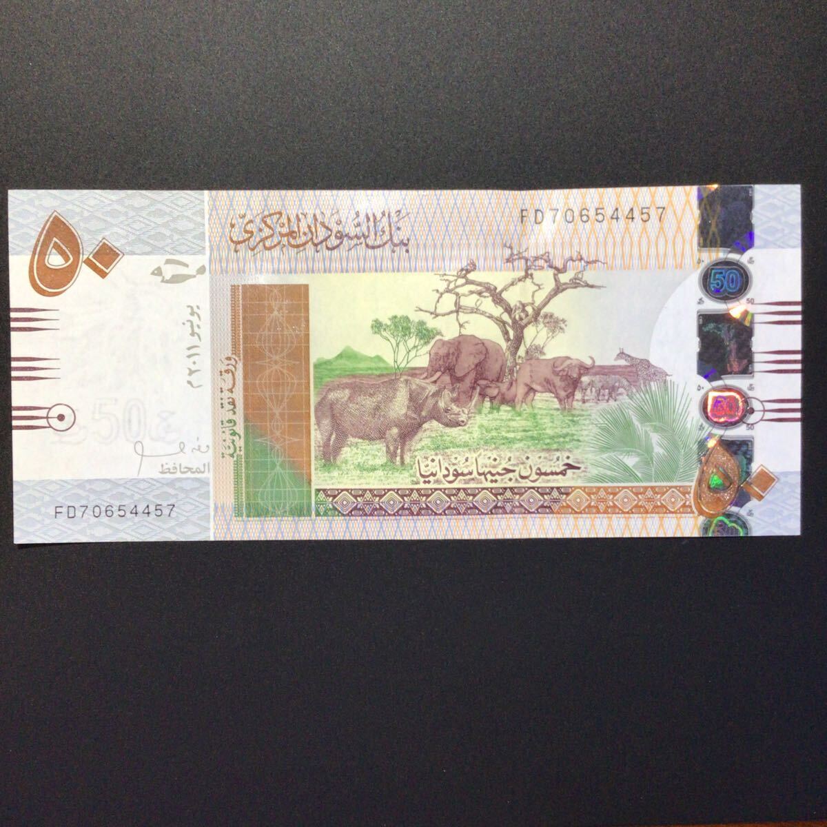 World Paper Money SUDAN 50 Pounds[2011]