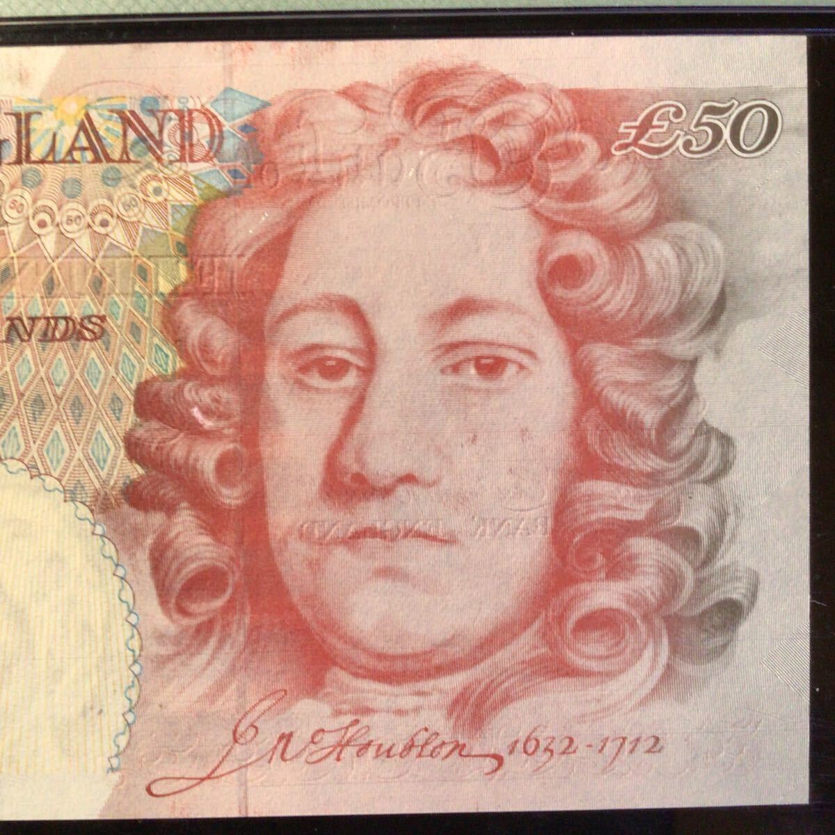 World Banknote Grading GREAT BRITAIN《Bank of England》50 Pounds【1994】『PMG Grading Gem Uncirculated 66 EPQ』_画像7