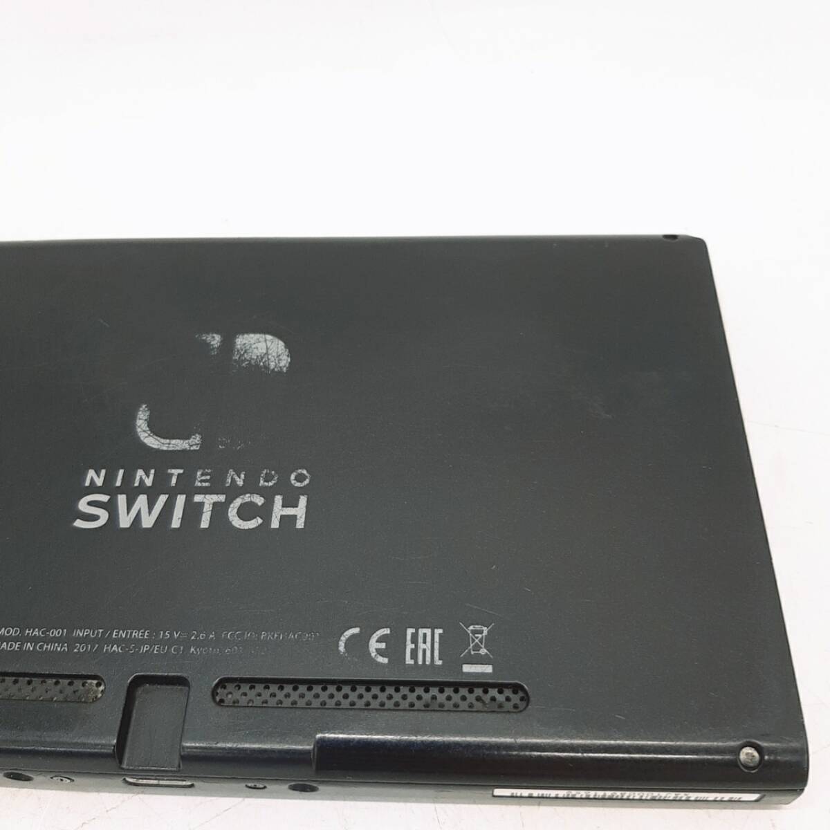 j117【1円～】 Nintendo 任天堂 SWITCH スイッチ 本体のみ ジャンク HAC-001 ※通電後ロゴが出ますがその後反応なし 現状品 の画像4