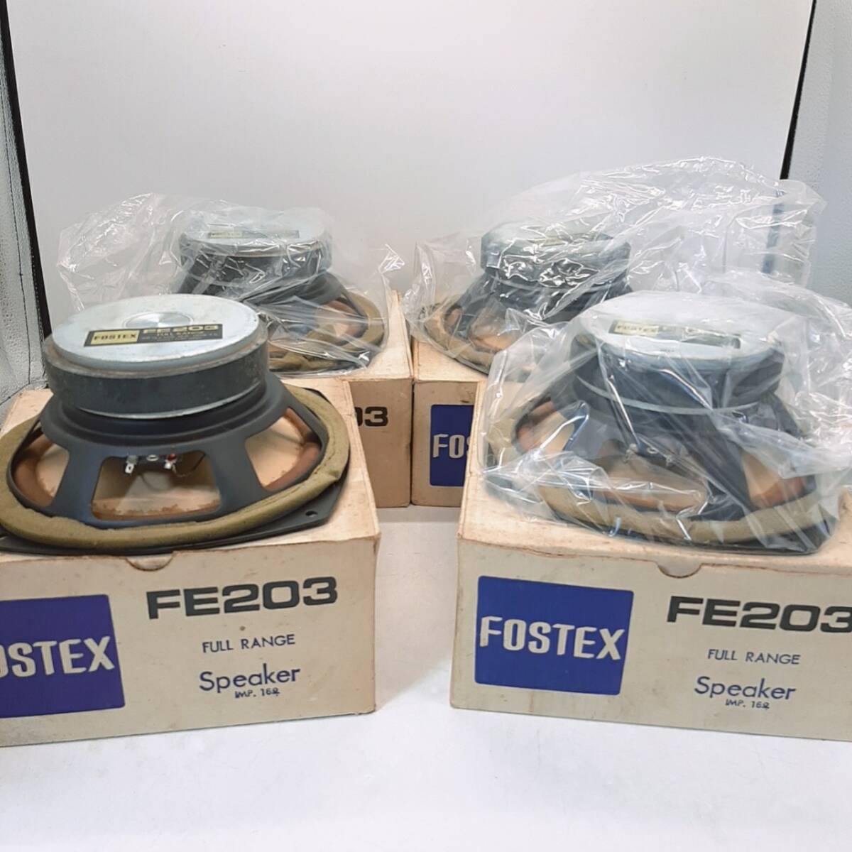 j192[1 jpy ~] FOSTEX FE203 speaker fos Tec s unit operation not yet verification long-term keeping goods present condition goods 