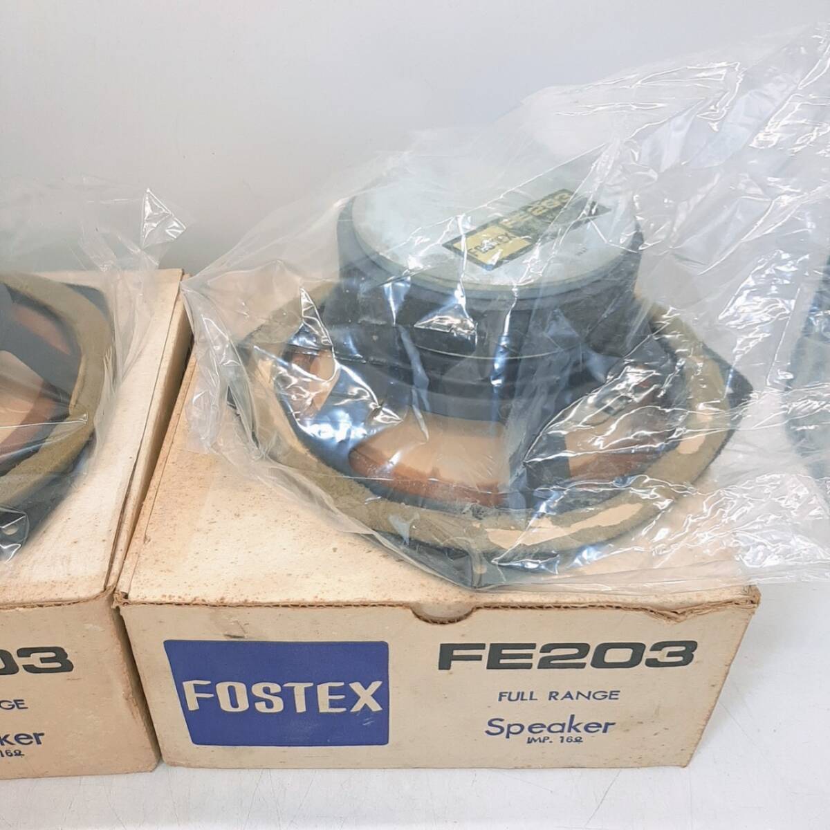 j192【1円～】 FOSTEX FE203 スピーカー フォステックス ユニット 動作未確認 長期保管品 現状品 _画像3