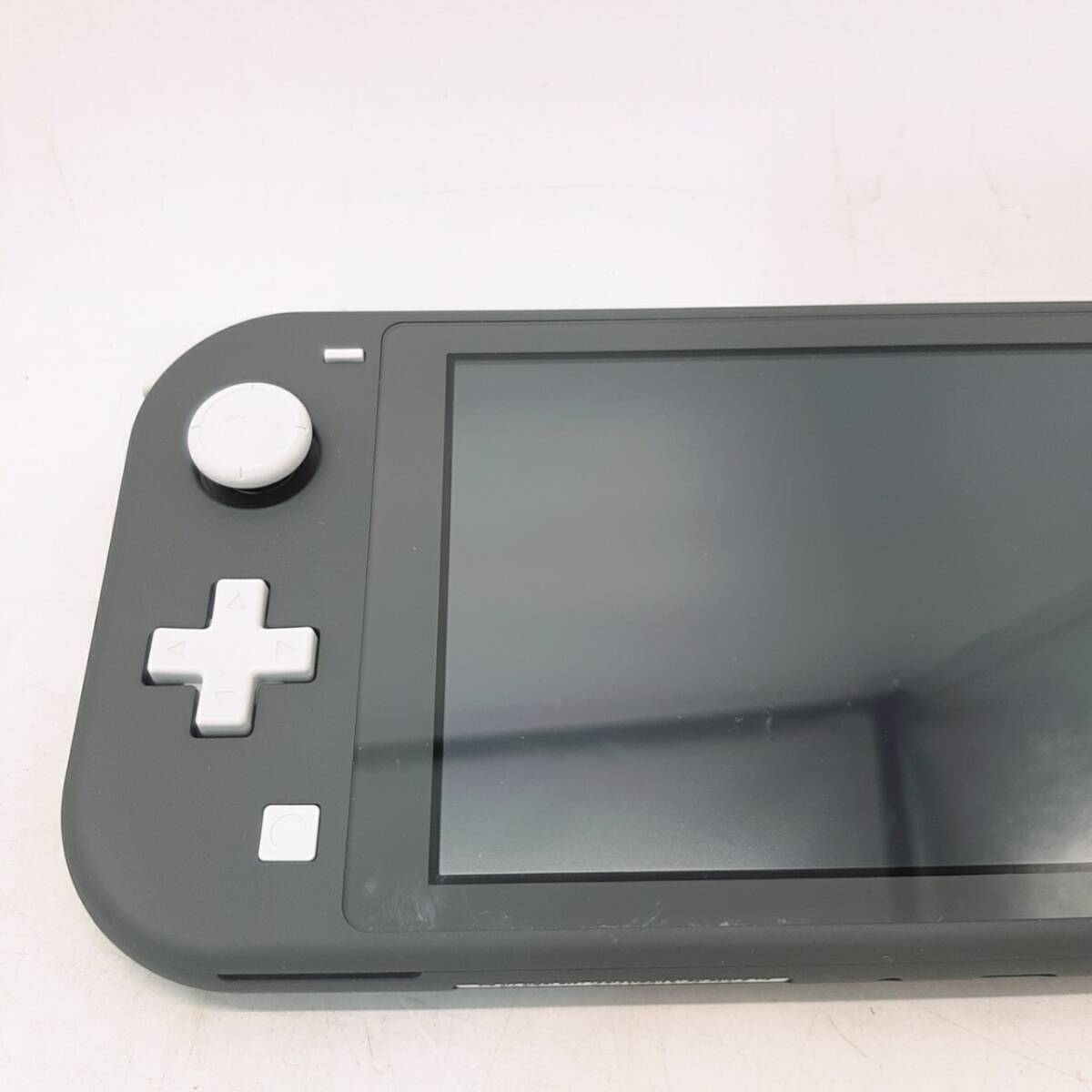 j11【1円～】 Nintendo SWITCH 任天堂 スイッチ Lite 本体 グレー HDH-001 モンハン ライズ ソフト付き ゲーム 動作品 現状品 _画像4