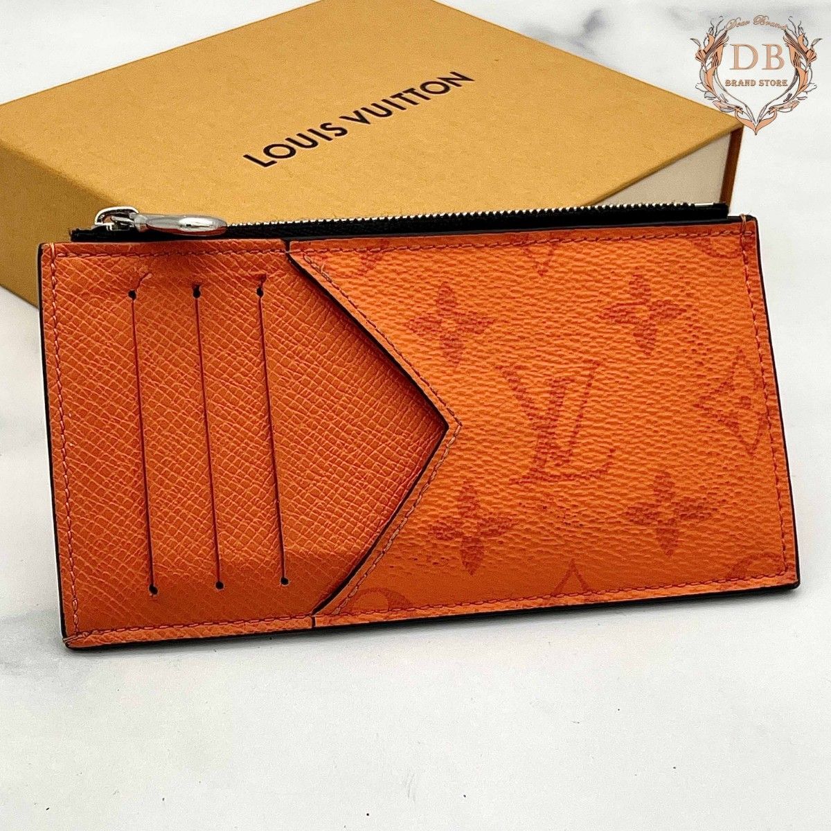ルイヴィトン コインカードホルダー オレンジ モノグラム タイガラマ 小銭入れ ビジネス メンズ Louis Vuitton