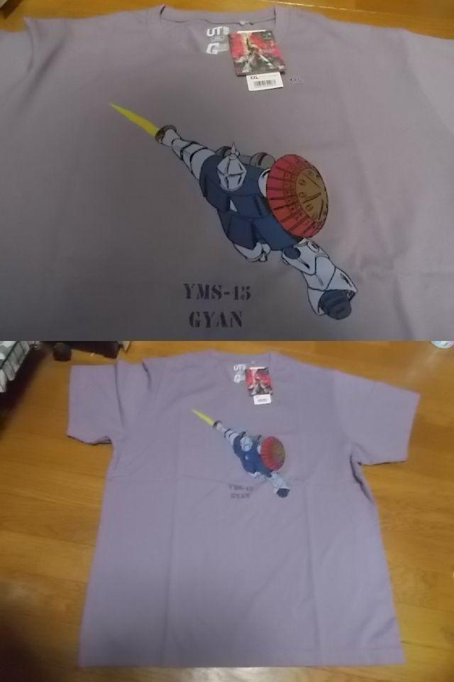 新品 機動戦士ガンダム gumdam 40周年記念 ギャン Tシャツ XXL uniqlo ユニクロ テレビ朝日 サンライズ アムロ 2XL 3L_画像1