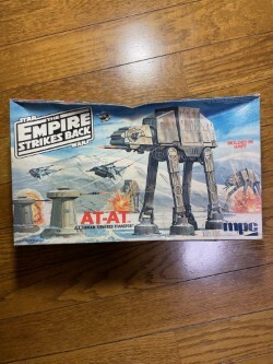 mpc Star Wars AT-AT breaking the seal ending not yet assembly .
