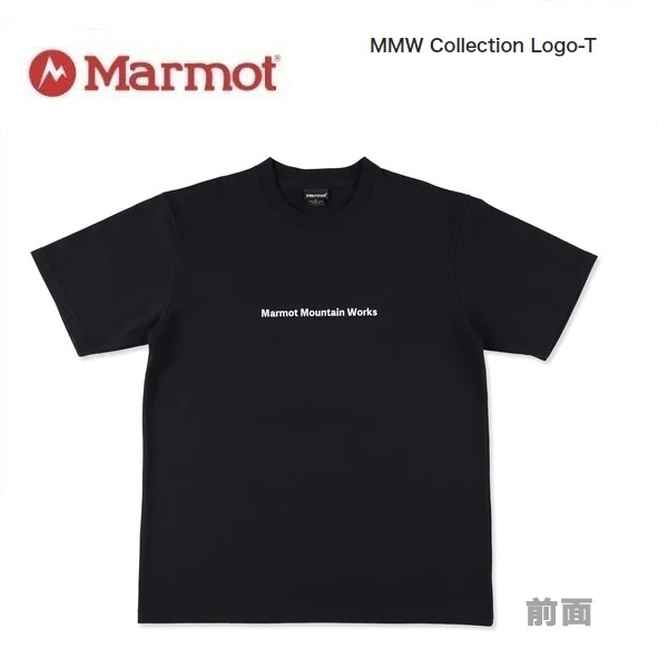 Marmot マーモット MMWコレクションロゴＴシャツ ブラック XL　TSSMC404　メンズ　Tシャツ　アウトドア_画像2