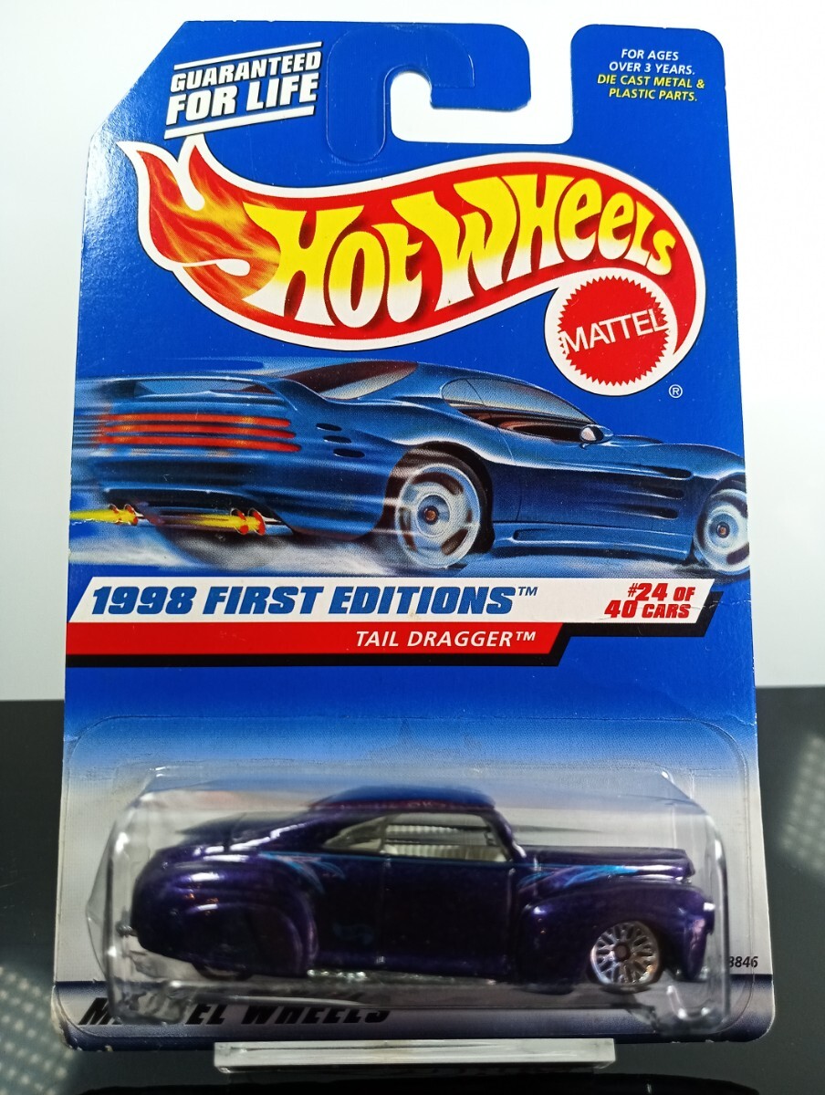 ホットウィール テイルドラッガー 1998ファーストエディション　Hot Wheels/#659/TAIL DRAGGER/MATTEL/バンダイ/未開封保管品_画像1