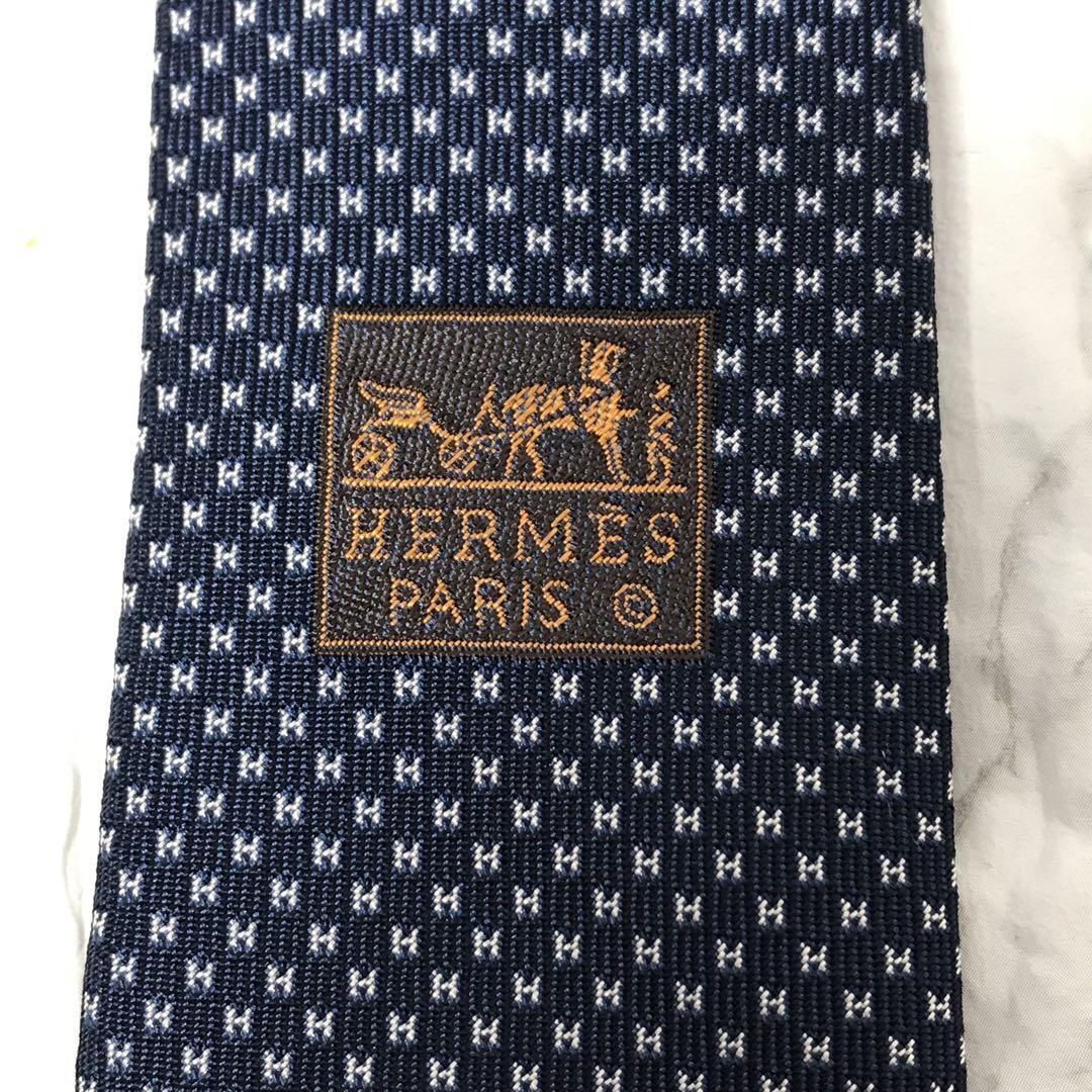 HERMES Hermes галстук H рисунок 
