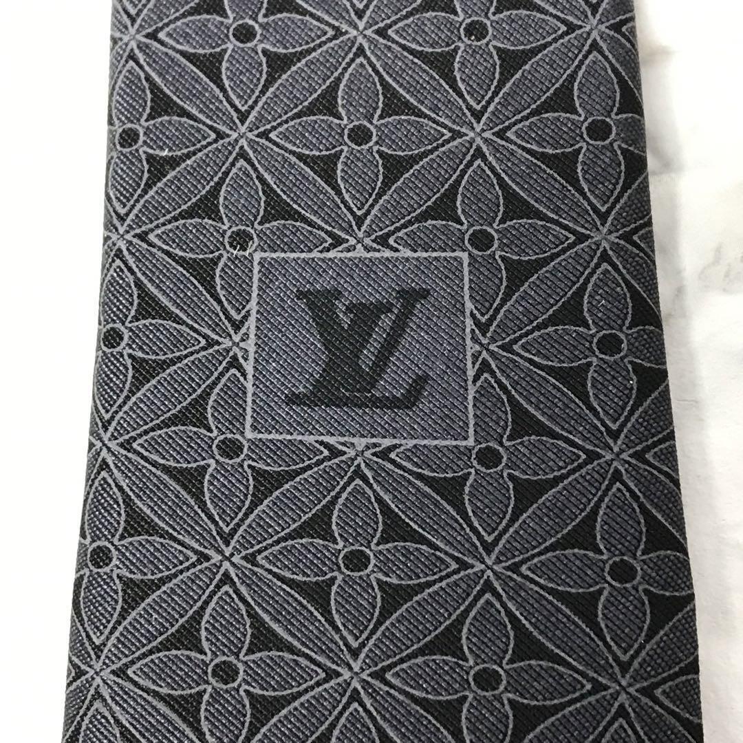 至高の逸品　LOUISVUITTON ルイヴィトン ネクタイ　フラワー　モノグラム　ダミエ_画像4