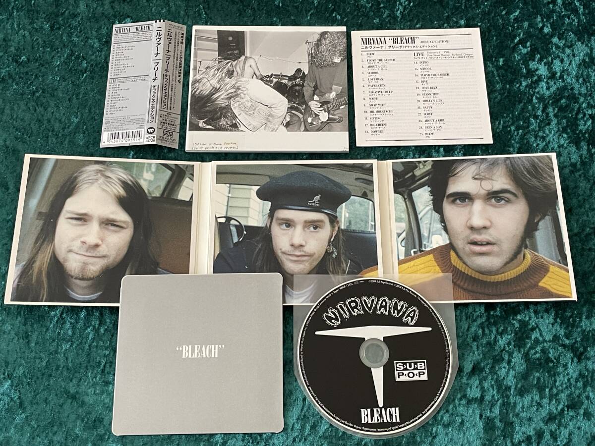 ★NIRVANA★ブリーチ デラックス・エディション★日本盤/帯付/CD/リマスター★LIVE/ライヴ★NIRVANA/BLEACH DELUXE EDITION/品番WPCR-13726の画像2