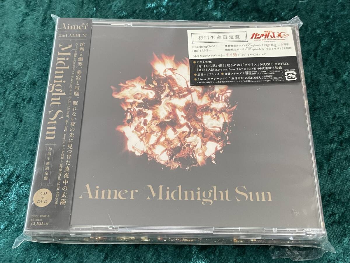 ★Aimer★CD+DVD★星屑クリアトレイ/合体スリーブ付/初回生産限定★Midnight Sun★帯付★エメ/2ndアルバム/機動戦士ガンダムUC(ユニコーン)_画像1