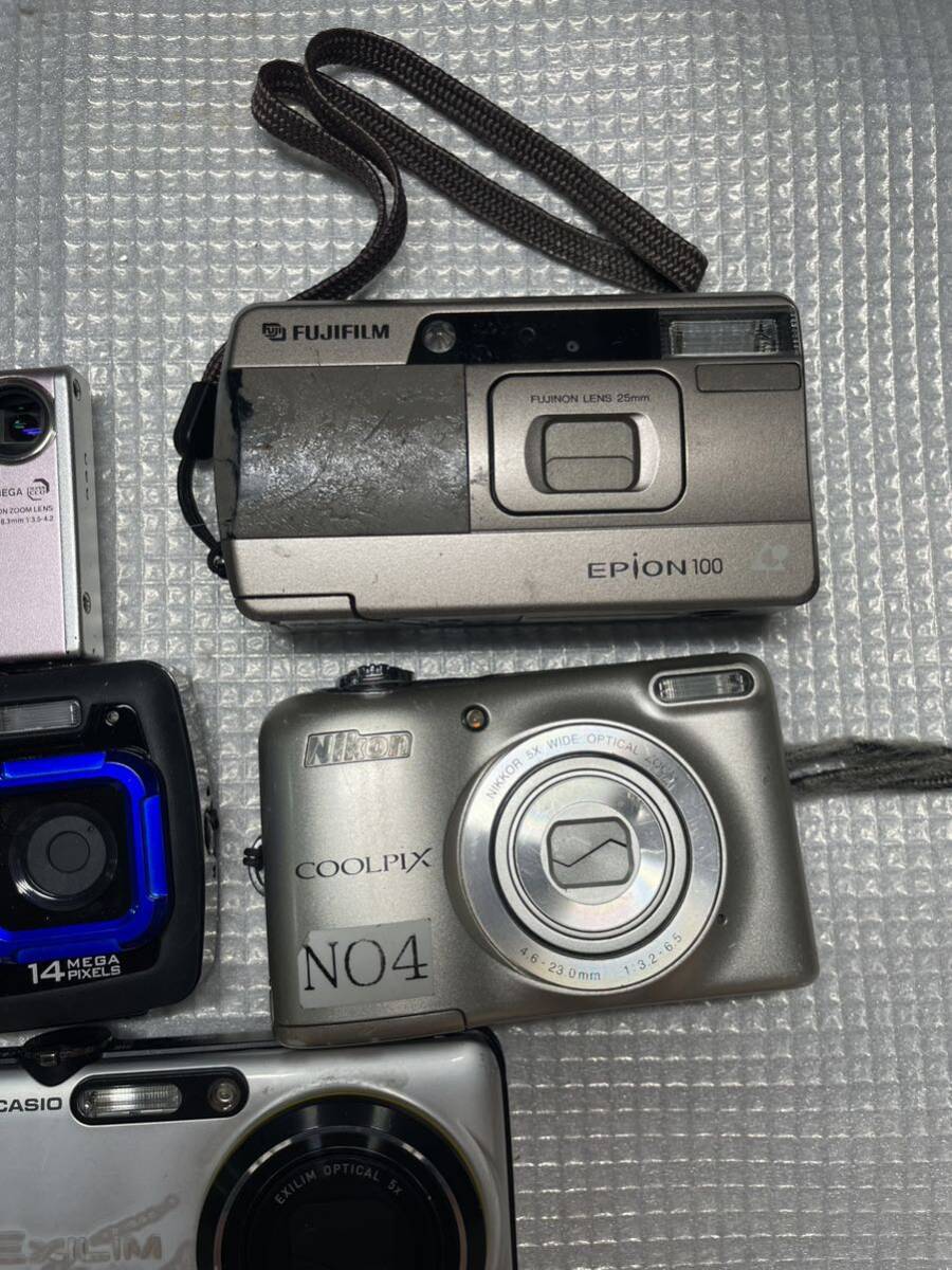 CASIO Nikon FUJIFILM Kenko コンパクトデジタルカメラ デジカメ 全5個_画像3