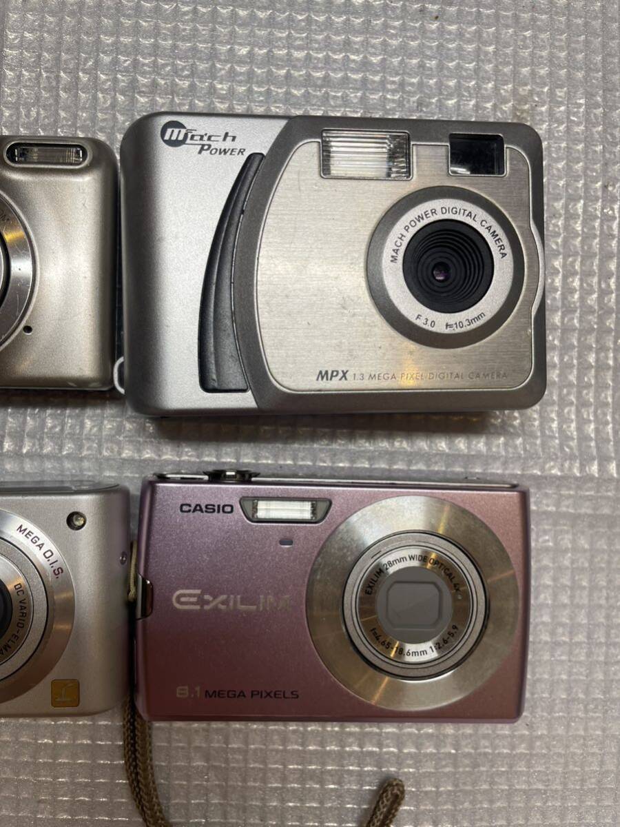 Panasonic LUMIX CASIO EXILIM Nikon mach Power デジタルカメラ デジカメ 全4個_画像3
