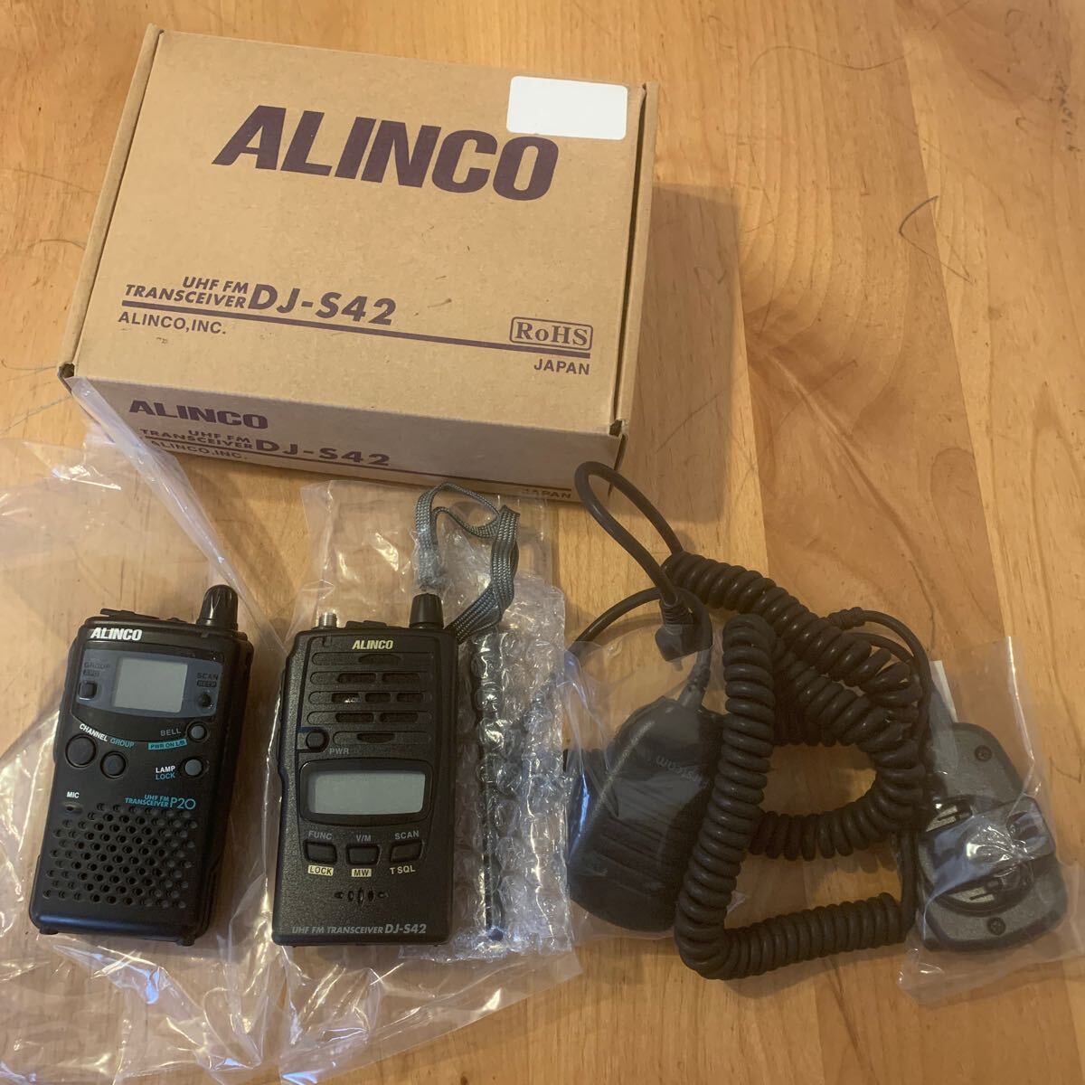 ALINCO Alinco UHF FM TRANSCEIVER DJ-S42 CE0336 transceiver transceiver amateur radio machine box equipped 