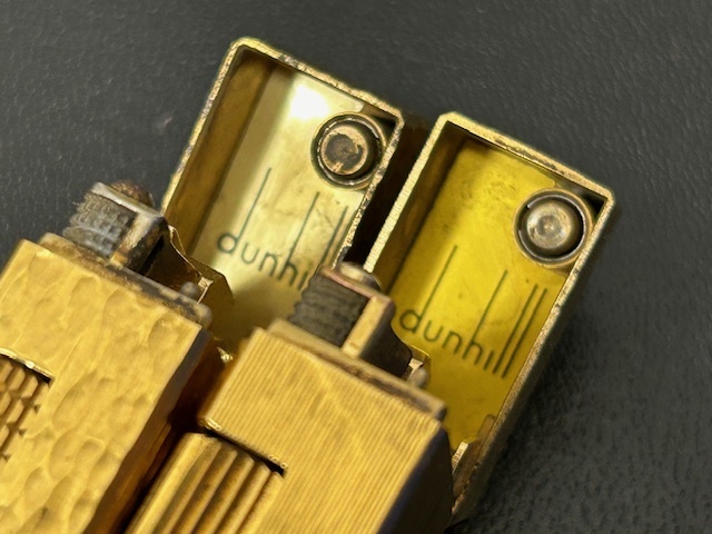 ※57463 Dunhill ガスライター 金色 ダンヒル ２個 喫煙具 個人保管_画像6