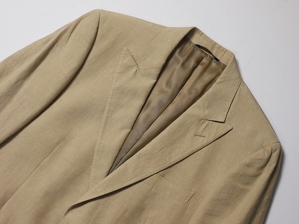イタリア製 Brooks Brothers ブルックスブラザーズ リネン 2Bジャケット 正規品 テーラードジャケット ブレザー 麻100％ Ⅰ8Ⅰ8の画像4