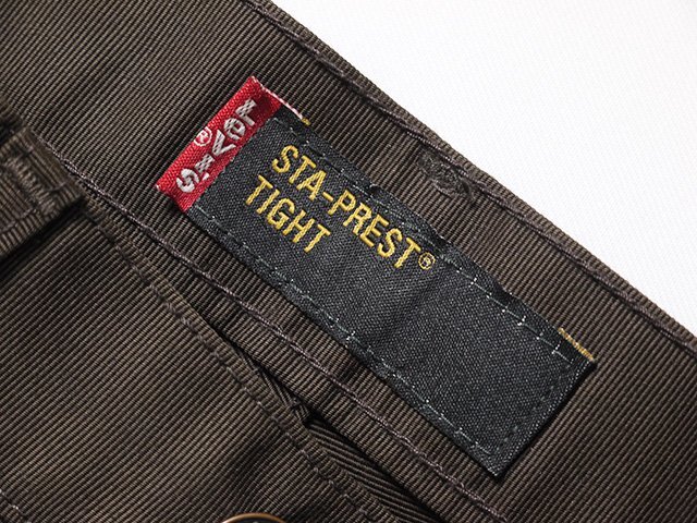 美品◆ Levi's リーバイス STA-PREST スタプレパンツ 正規品 W32 566-17 TIGHT タイト スタプレスト の画像3