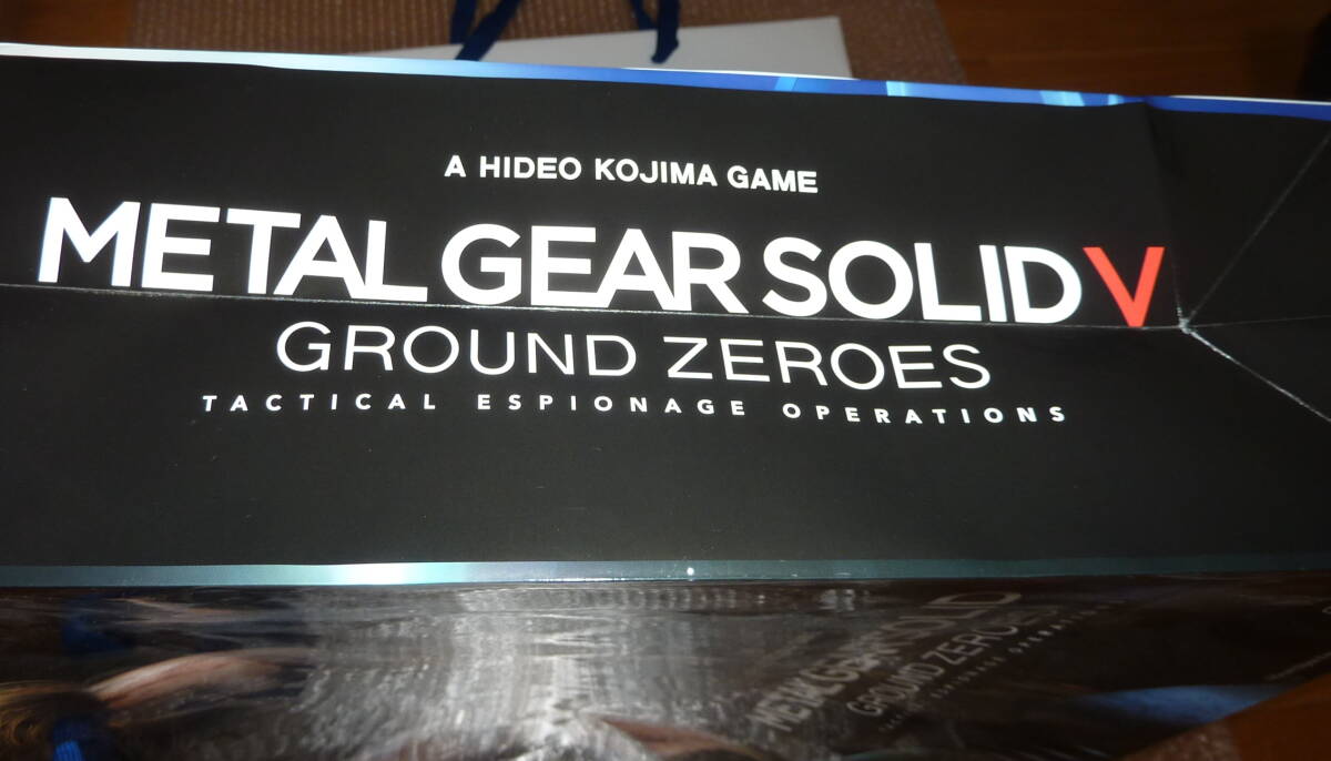 very Rare 非売品　特大ペーパーバッグ ２枚★メタルギアソリッドV グラウンドゼロズ（ Metal Gear Solid V Ground Zeroes ) 未使用_画像8