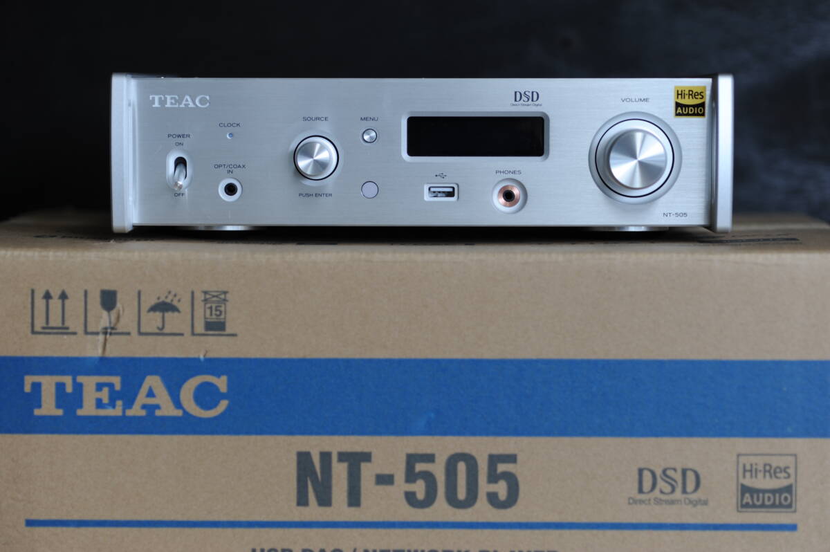 TEAC(ティアック) NT-505(シルバー)中古美品) USB DAC/ネットワークプレーヤー _画像1