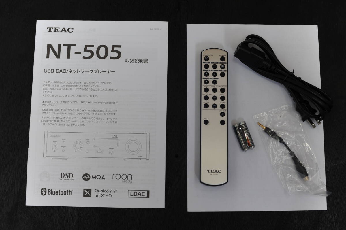TEAC(ティアック) NT-505(シルバー)中古美品) USB DAC/ネットワークプレーヤー _画像6