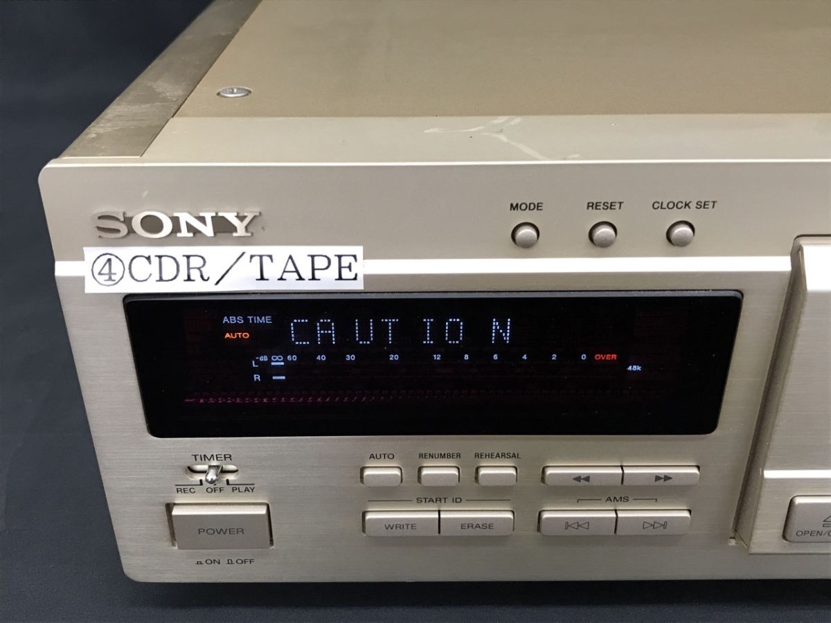 0503-112T③5895 цифровой аудио кассетная дека SONY Sony DTC-ZA5ES DIGITAL AUDIO TAPE DECK популярный 