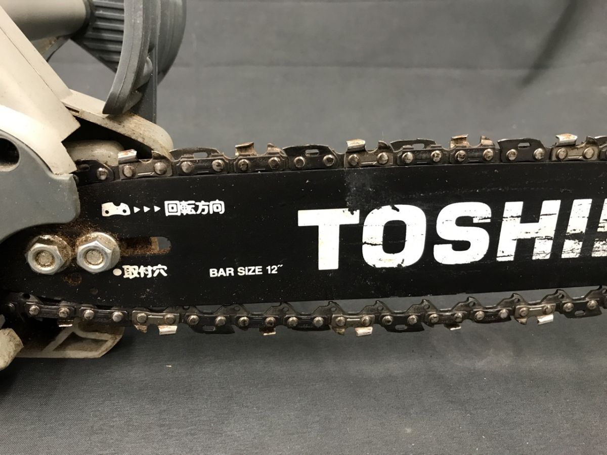 0503-109T⑥23457 電気チェーンソー TOSHIBA 東芝 HC-305B 300mm　工具　_画像3