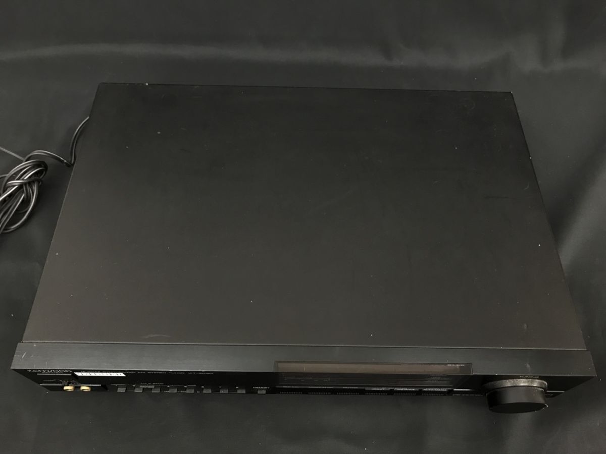 0503-113T③5895 クォーツシンセサイザーFMステレオチューナー KENWOOD ケンウッド KT-3030　貴重　FM STEREO TUNER_画像10