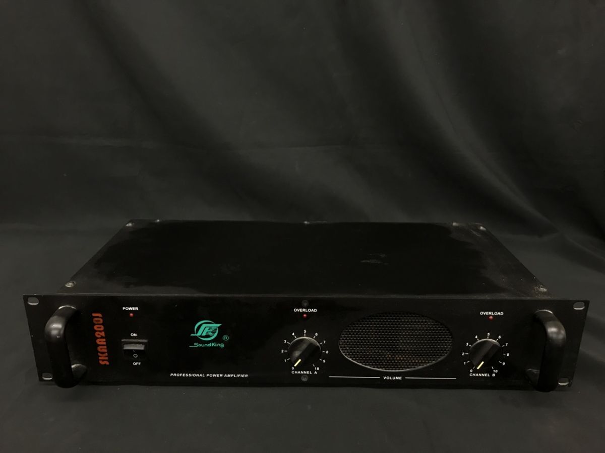 0503-124T④6180 усилитель мощности SoundKing SKAA200J Professional POWER AMPLIFIER музыка машинное оборудование?