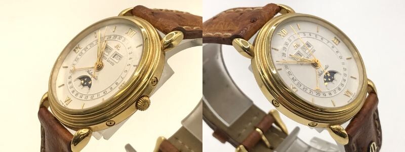 0504-105MK②23613 наручные часы Mourice Lacroix Maurice Lacroix master-piece самозаводящиеся часы Швейцария производства мужской работа 0 частота замена 