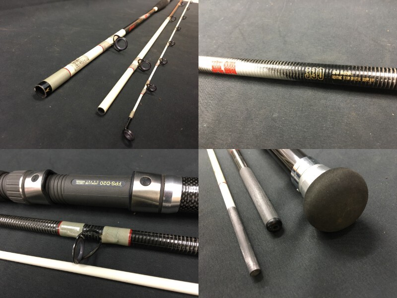 0503-250MK③6208 釣竿セットまとめ 9本 Daiwa ダイワ 波涛 磯竿 / MAXIMISO / 飛竜 / 朝風 ヒラメ マゴチ / チヌ バス クロダイ等 釣り_画像5