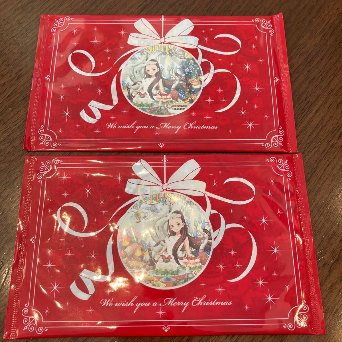未使用 未開封 安室奈美恵 クリスマスカード Magical Christmas セブンイレブン EMINA エミーナ