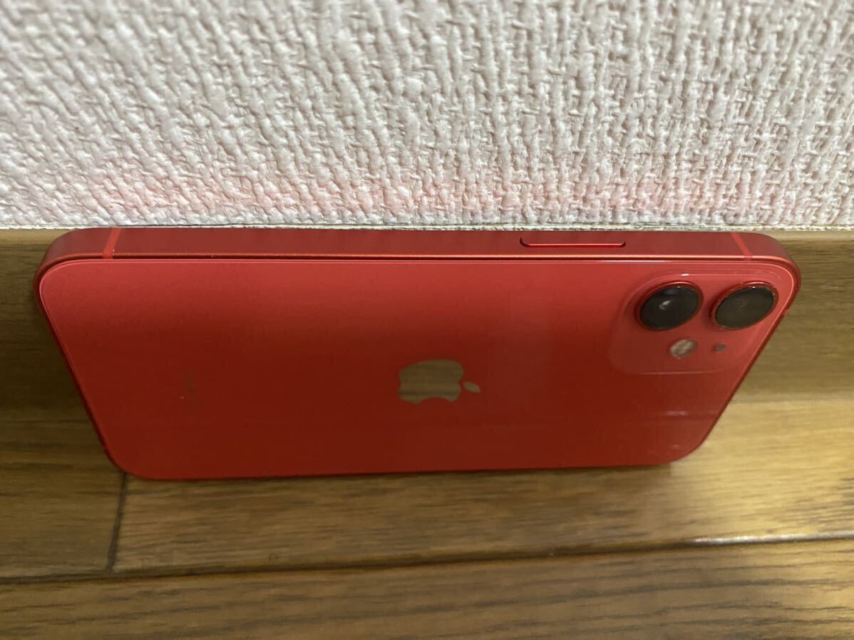 iPhone 12 mini Product Red レッド 128GB SIMフリー 残債なし バッテリー81%_画像3