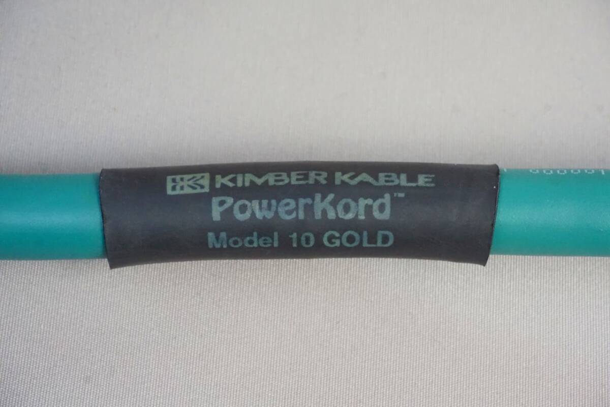 KIMBER KABLE キンバーケーブル PK-10 GOLD 電源ケーブル WATTGATE オーディオグレードプラグ仕様の画像9