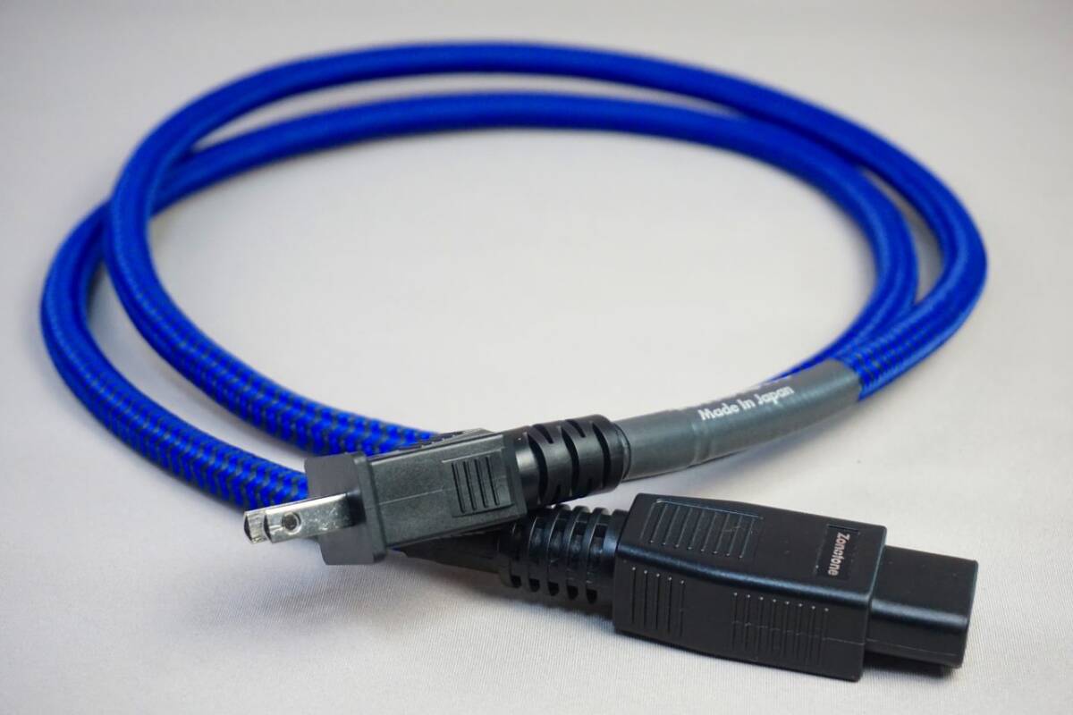 ZONOTONEzono tone 6N2P-3.5 Blue Power power supply cable beautiful goods 