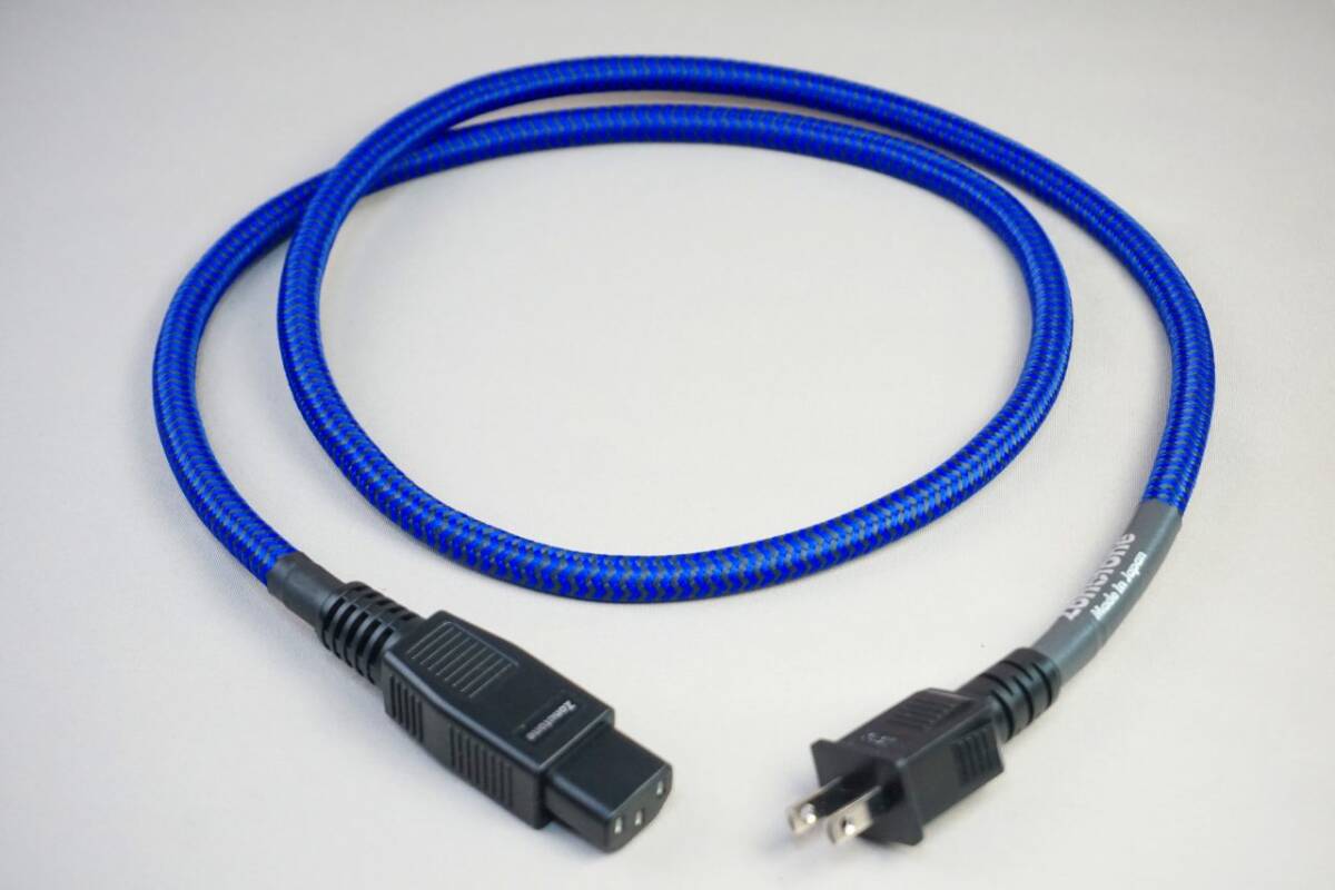 ZONOTONEzono tone 6N2P-3.5 Blue Power power supply cable beautiful goods 