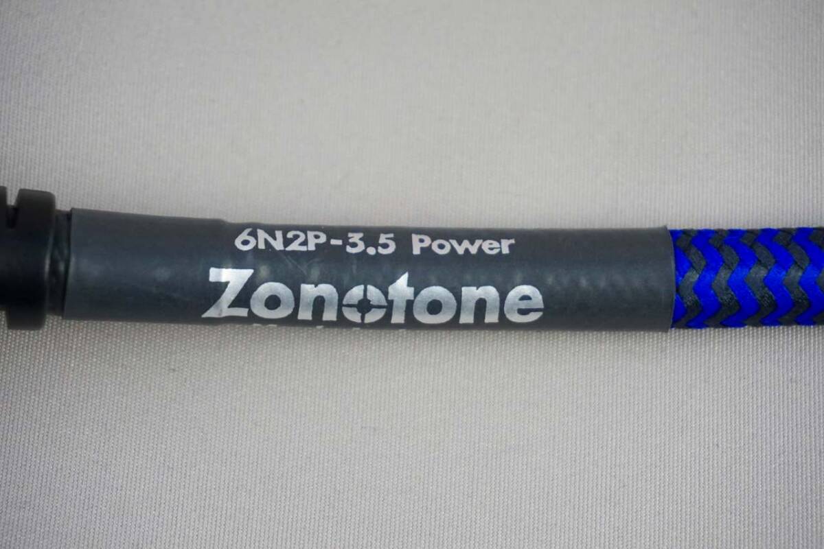 ZONOTONE ゾノトーン 6N2P-3.5 Blue Power 電源ケーブル 美品_画像6