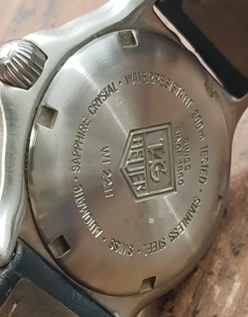 1000円スタート！TAG HEUER タグホイヤー セル デイト WI2211 自動巻き ボーイズ メンズ 腕時計 稼働品_画像3