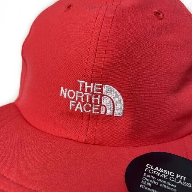 1円～!売切!【正規新品】THE NORTH FACE◆CLASS V BALLCAP 帽子 キャップ US限定 ロゴ刺繍 男女兼用 ナイロン カジュアル(OS)赤 180623-5_画像4