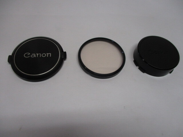 I-2 CANON レンズ 55ｍｍ SL-1A レンズフィルター 黒 C-55mm　カバー黒_画像8