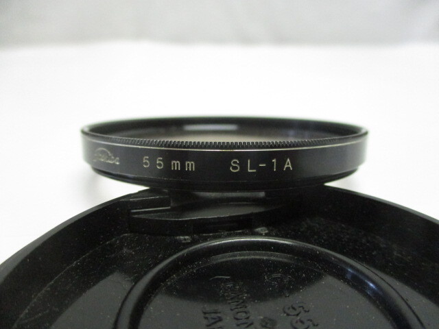 I-2 CANON レンズ 55ｍｍ SL-1A レンズフィルター 黒 C-55mm　カバー黒_画像5